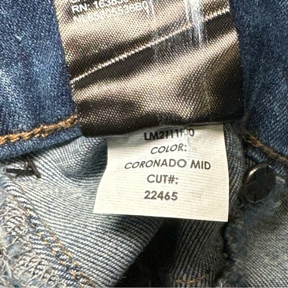 Liverpool Ankle Skinny Sienna 10/30 Pull-On Medium Blue Rinse Stretch - Picture 8 of 11